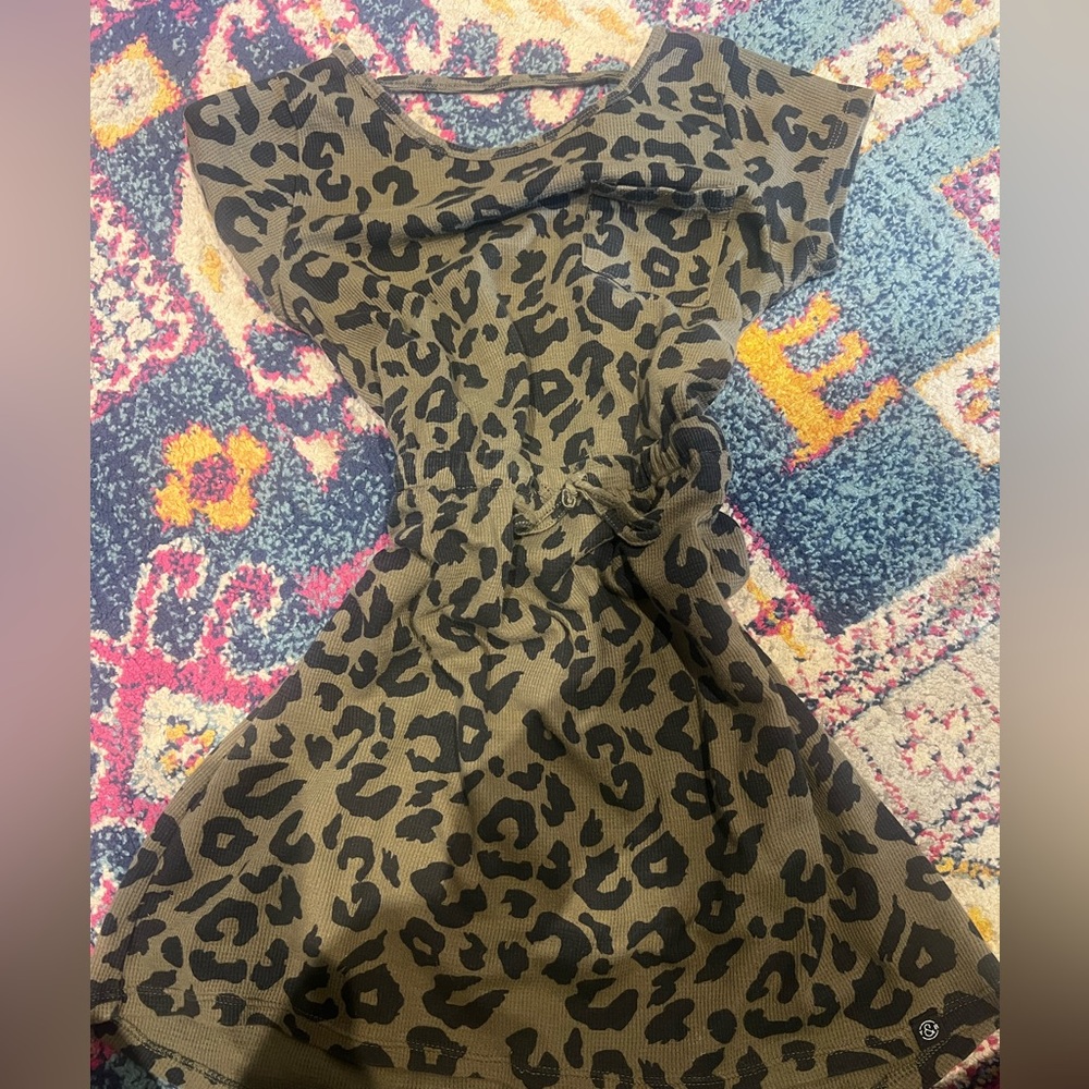 Kids leap or sprint cotton dress
